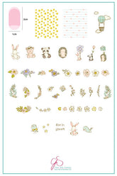 Life in Bloom (CjS-97)  - Clear Jelly Stamping Plate